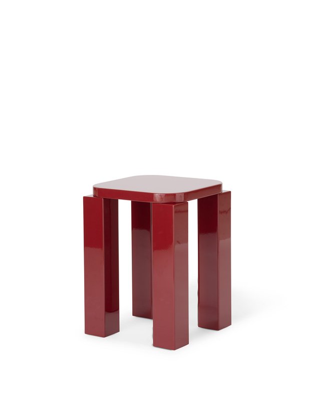 STALIUKAS / TABURETĖ ATLAS | Lacquered Burgundy