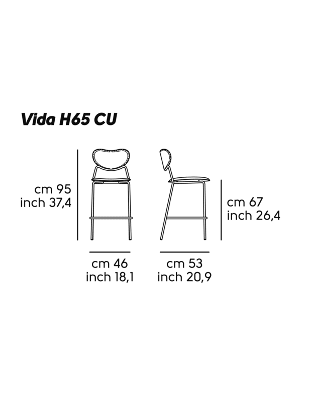 BARO KĖDĖ VIDA M CU | +spalvos