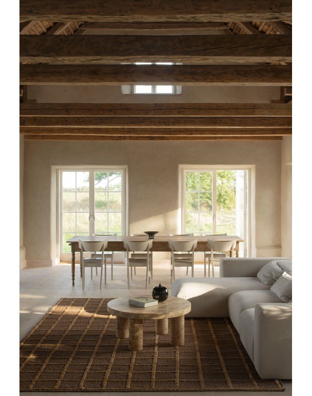STRATA BRAIDED BROWN kilimas