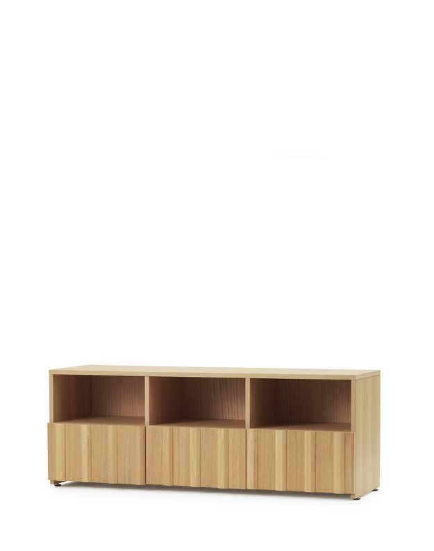 RIB SIDEBOARD LOW HYBRID | Oak