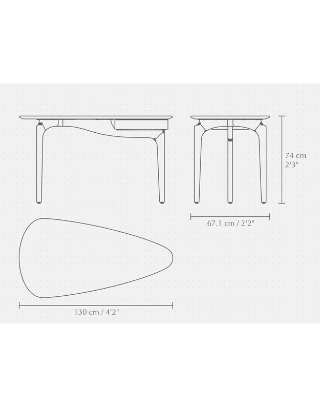 DUENDE DESK | Black Oak