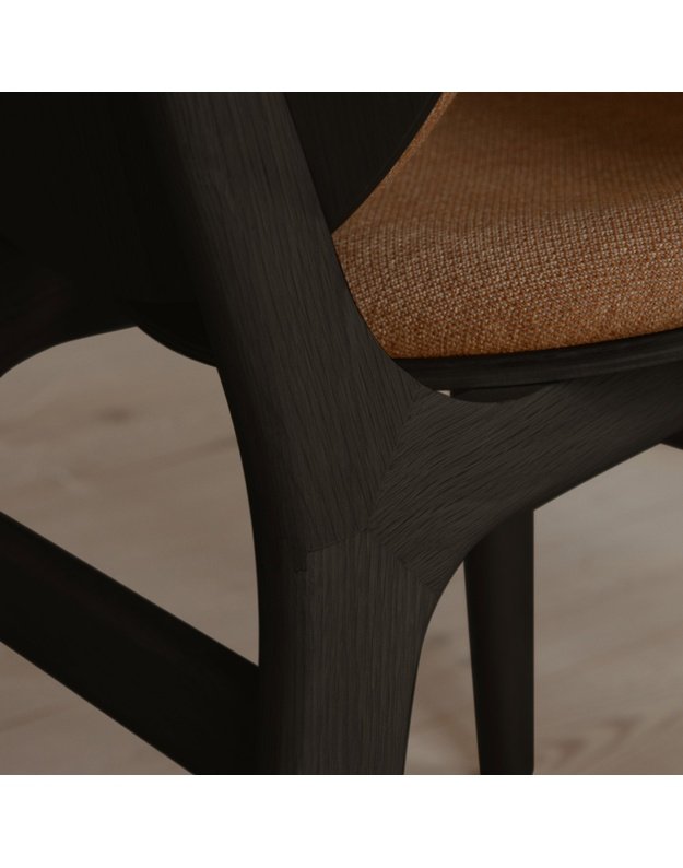 A CONVERSATION PIECE DINING CHAIR | Black Oak