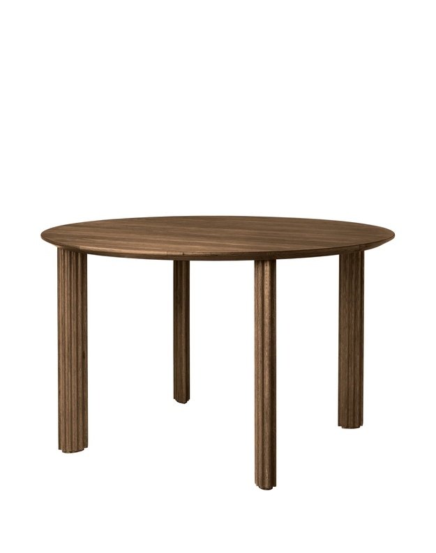 VALGOMOJO STALAS COMFORT CIRCLE | Dark Oak
