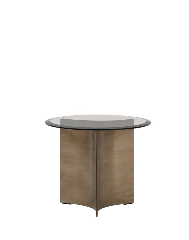 SIDE TABLE ARC HIGH | BRASS