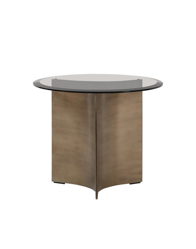 SIDE TABLE ARC HIGH | BRASS