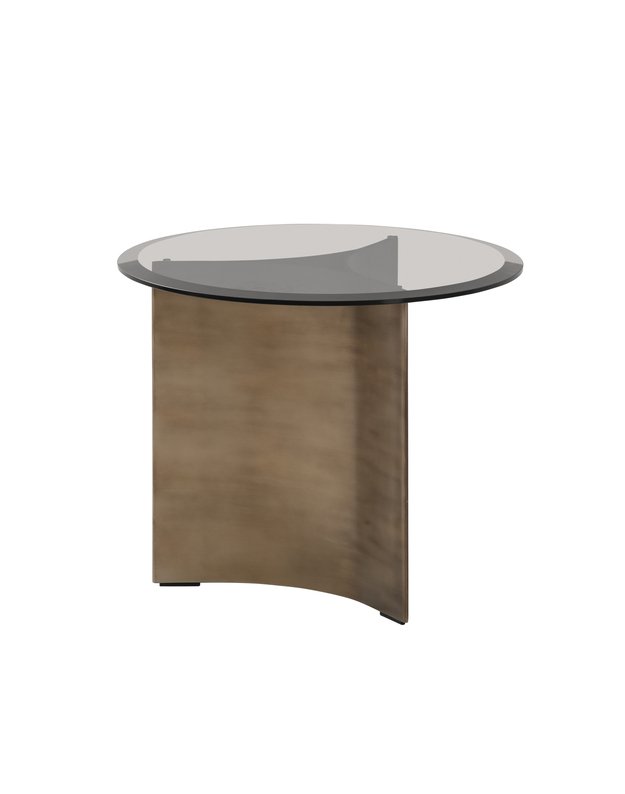 SIDE TABLE ARC HIGH | BRASS