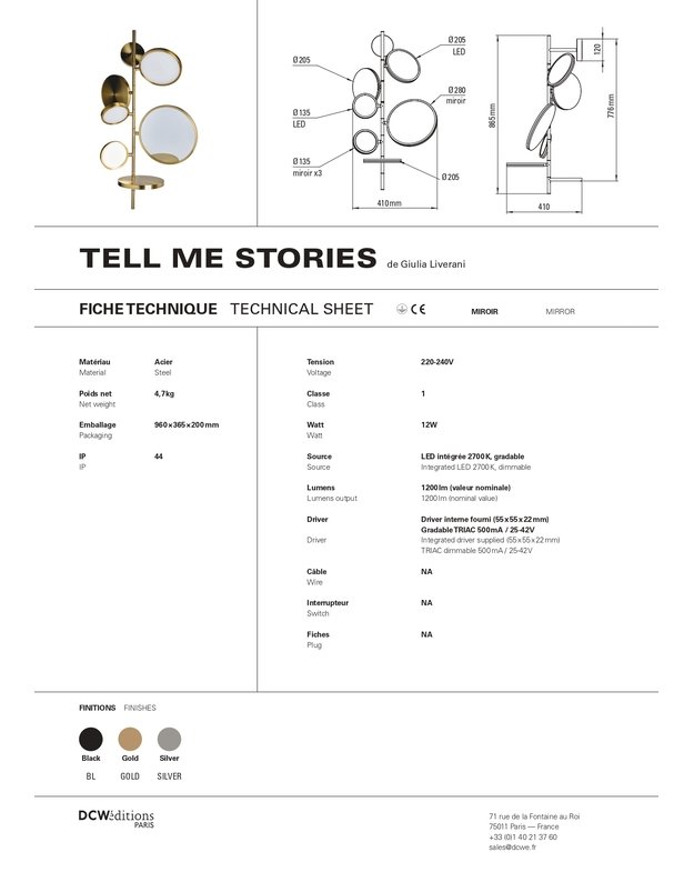 TELL ME STORIES WALL LAMP | +colours