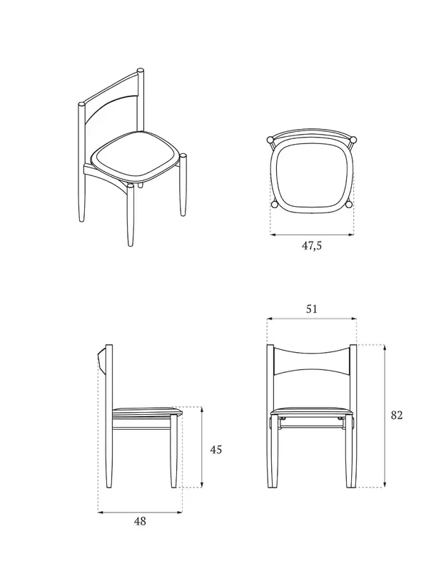 KEMI CHAIR | Dark brown oak 4