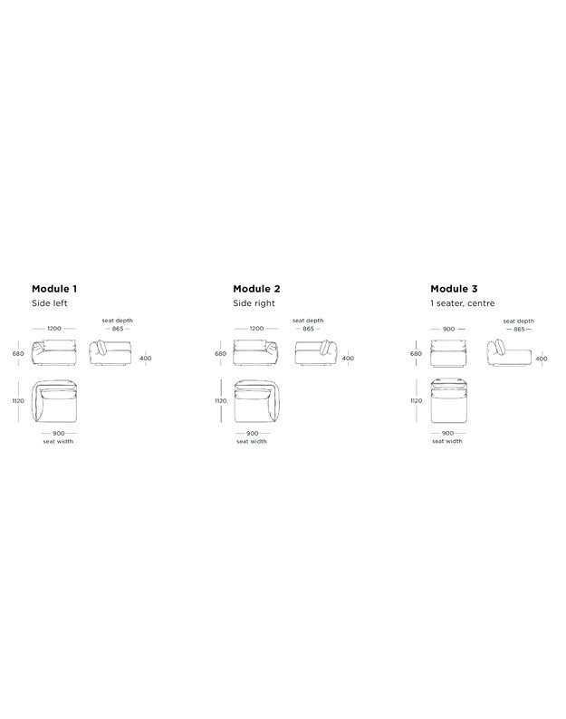 RIDGE 3 SOFA by Norm Architects 8