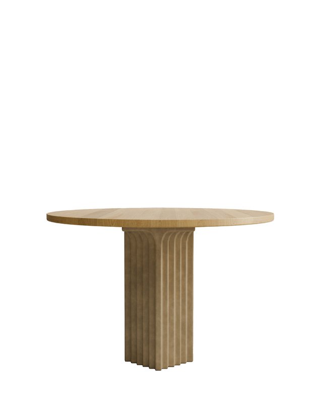 ARC DINING TABLE L120cm | Natural Oak 