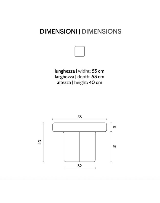 SODA SQ COFFEE TABLE | +colours 5