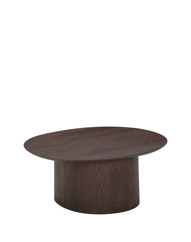 COFFEE TABLE KIN LOW | Brown oak 