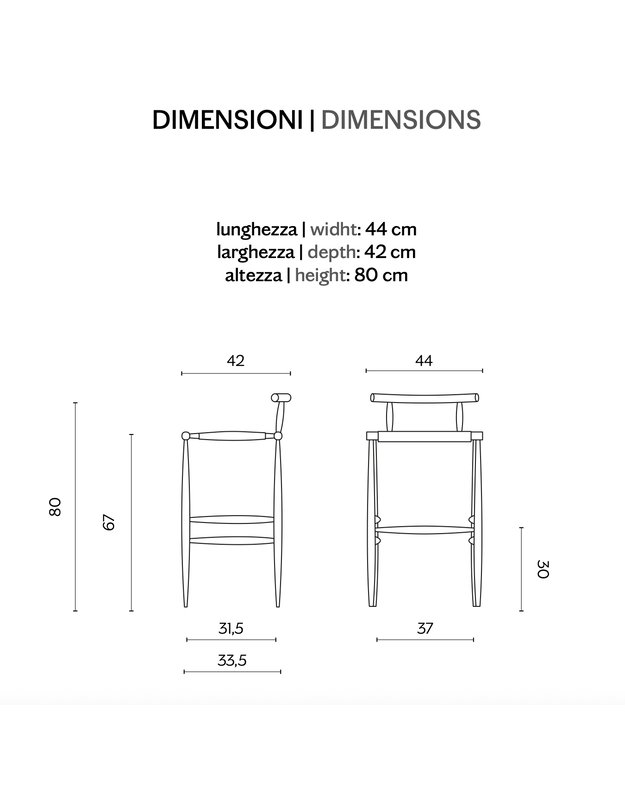 PELLEOSSA STOOL | +colours 4