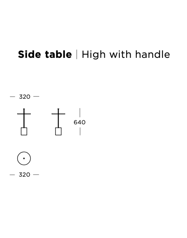 SIDE TABLE CALIBRE HIGH 20
