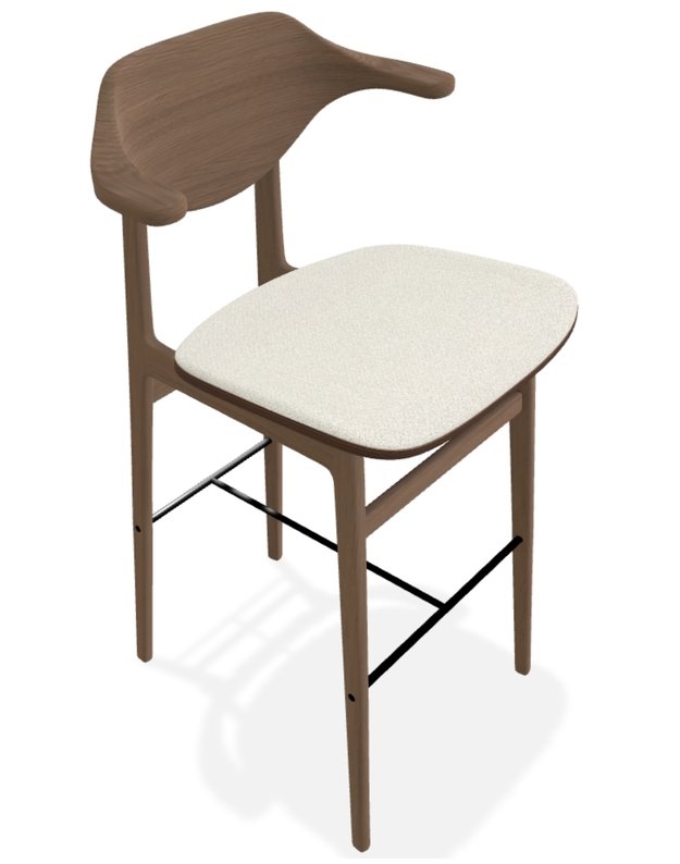BUFALA UPHOLSTERY bar stool | +colours 5