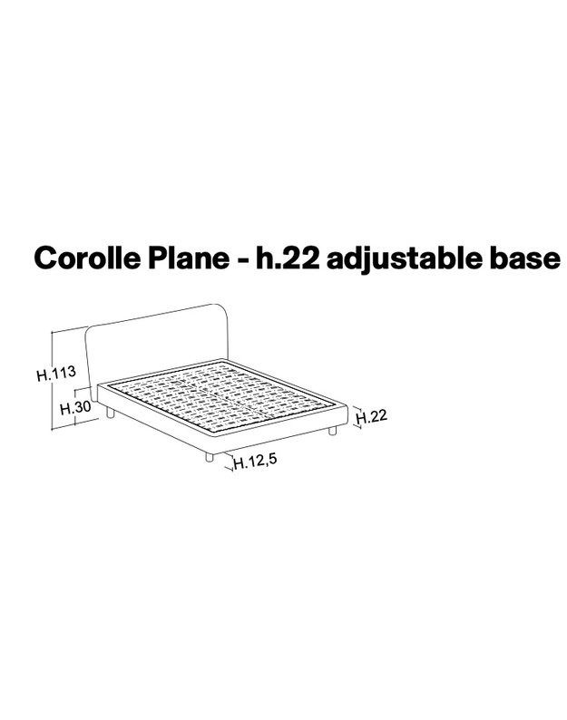 BED COROLLE H22 10