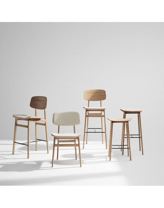 NY11 baro ir pusbario kėdės | natural oak | + spalvos 2