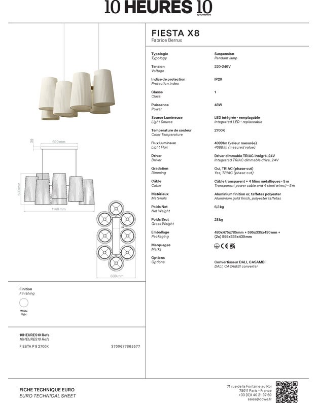 FIESTA 8 PENDANT LAMP  5