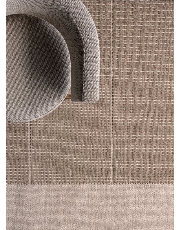 POETIC GRID kilimas | Beige 7