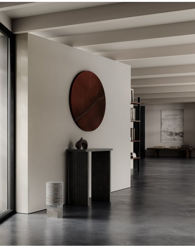 COLUMN TABLE | Silver Travertine 1