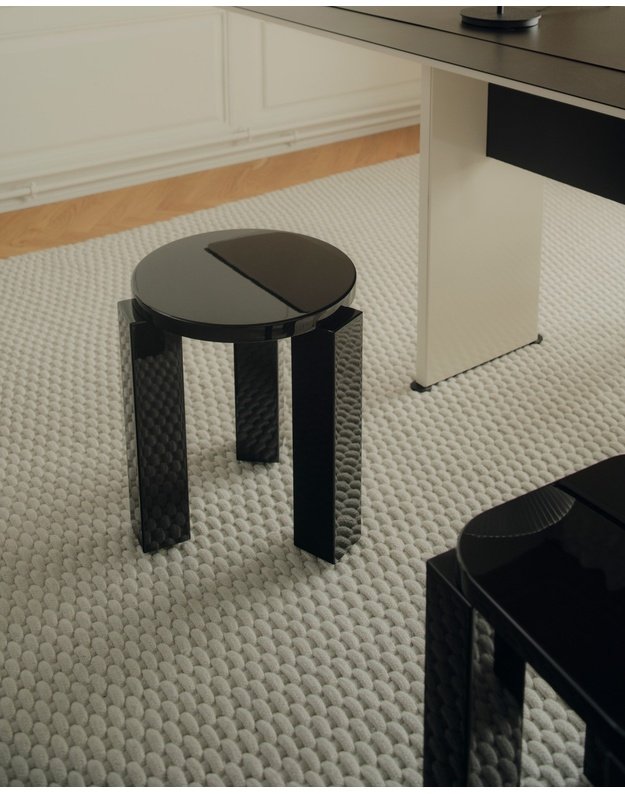 STALIUKAS / TABURETĖ ATLAS | Lacquered Espresso