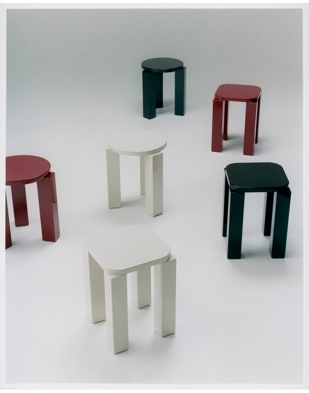 STALIUKAS / TABURETĖ ATLAS | Lacquered Espresso