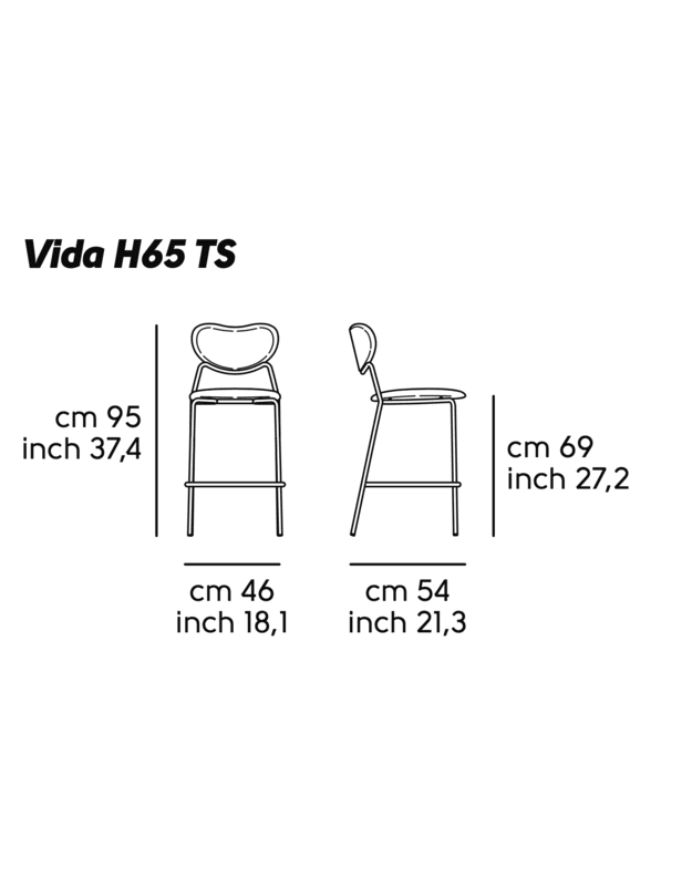 BARO KĖDĖ VIDA M TS | +spalvos