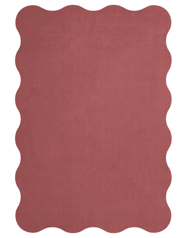 SCALLOP ROSEWOOD RED kilimas