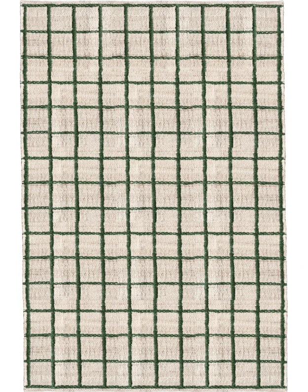 STRATA BRAIDED GREEN kilimas