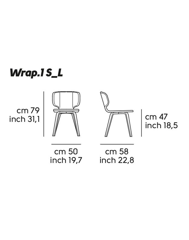 WRAP S L TS CHAIR | +colours