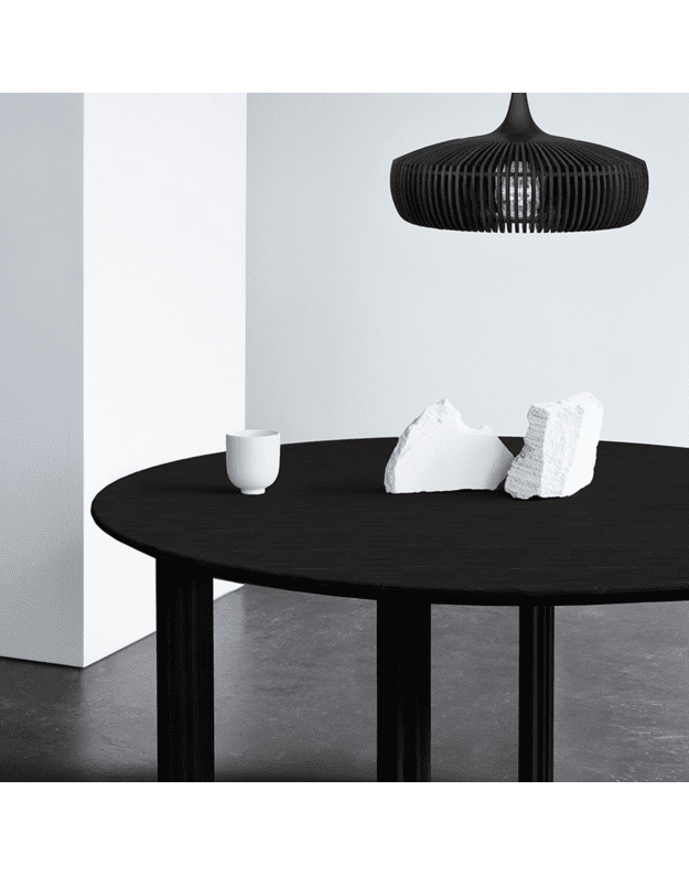 VALGOMOJO STALAS COMFORT CIRCLE | Black Oak