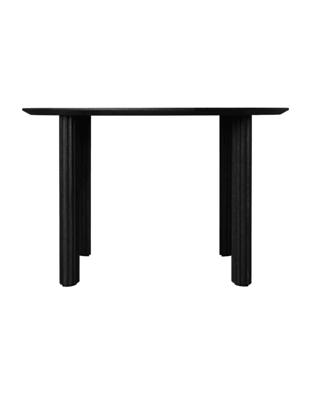 VALGOMOJO STALAS COMFORT CIRCLE | Black Oak