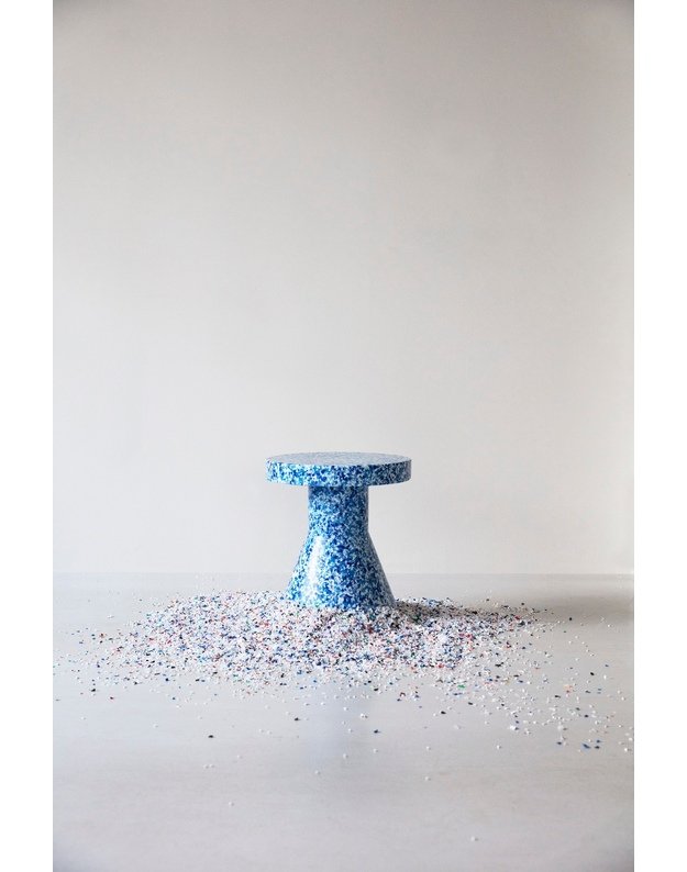 BIT CONE BLUE STOOL 