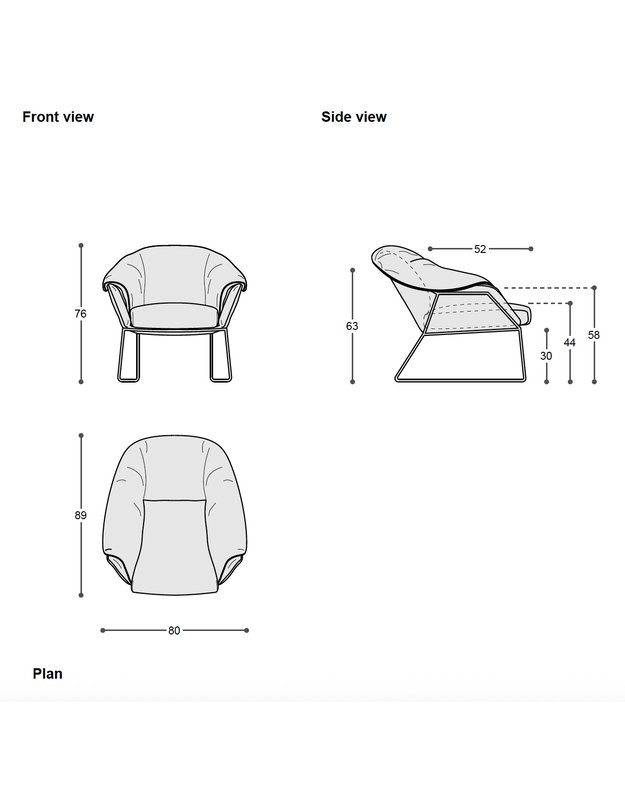 NEW YORK CURVE ARMCHAIR by Sergio Bicego 6