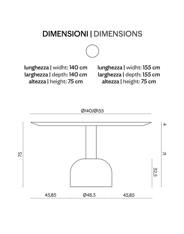 ILLO TABLE | +sizes 12