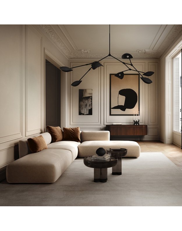 STINGRAY CHANDELIER GRANDE | Burned Black 5