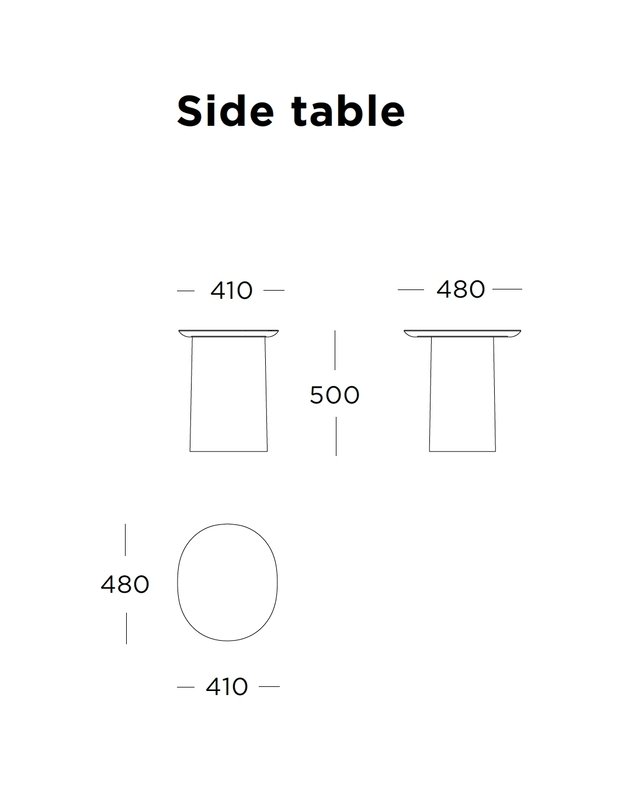 SIDE TABLE KIN HIGH | Light oak 6