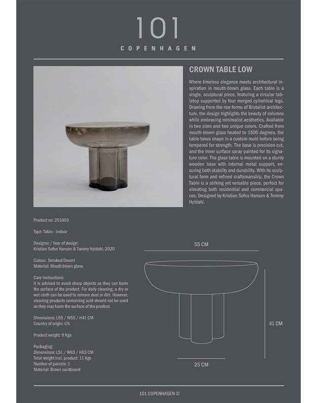CROWN TABLE LOW | Smoked Forest 2