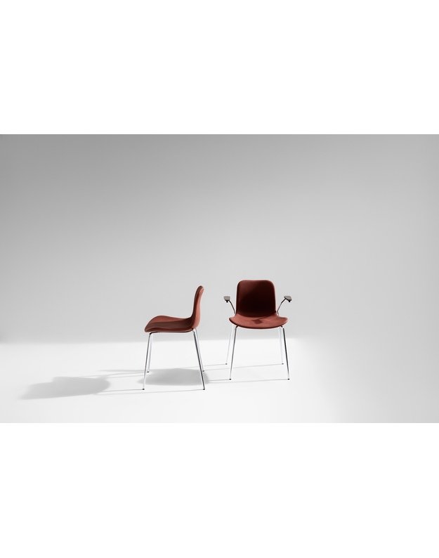 LANGUE UPHOLSTERY chair | chrome | +colours 4