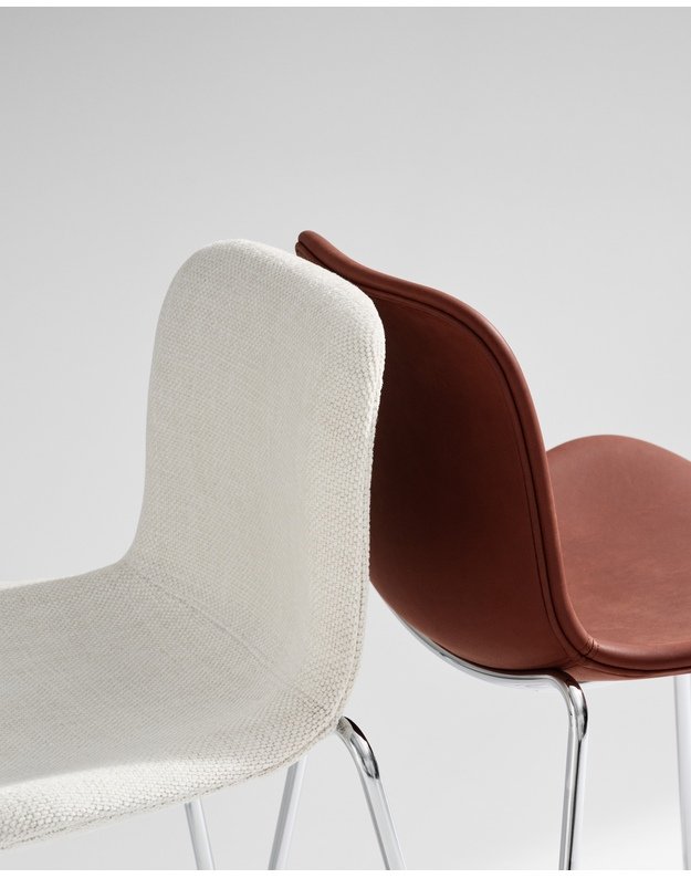LANGUE UPHOLSTERY chair | chrome | +colours 2