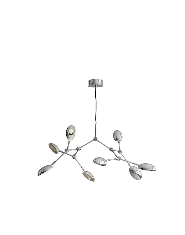 DROP CHANDELIER CHROME MINI