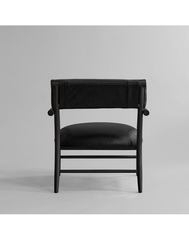 NAMA LOUNGE CHAIR | Aniline leather black 5