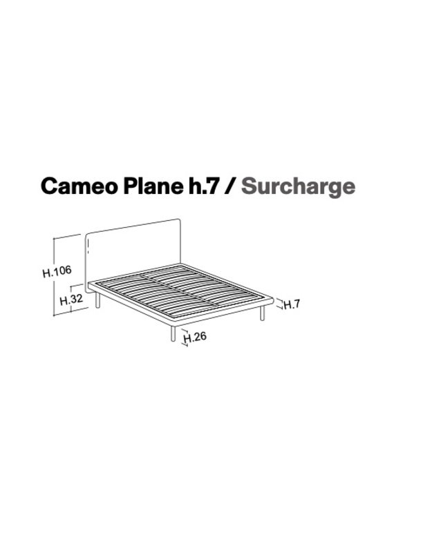 BED CAMEO PLANE H7 7