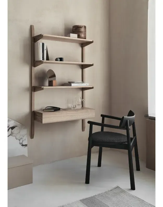 ELIPSA SOFT CHAIR | Black oak | Black Boucle 3