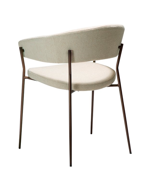 REBOOT kėdė | Simply beige boucle | Brass 4