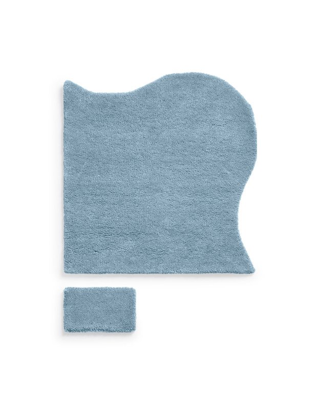 SCALLOP SOFT BLUE kilimas