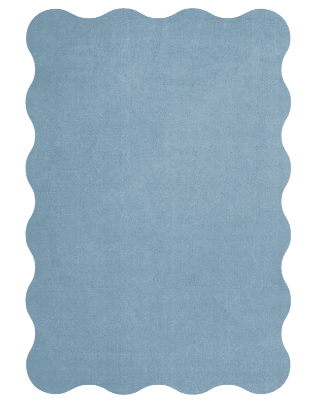 SCALLOP SOFT BLUE kilimas