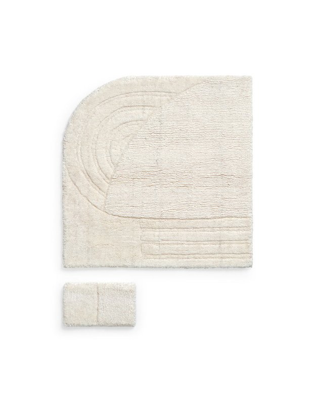 CIRCULAR BONE WHITE kilimas