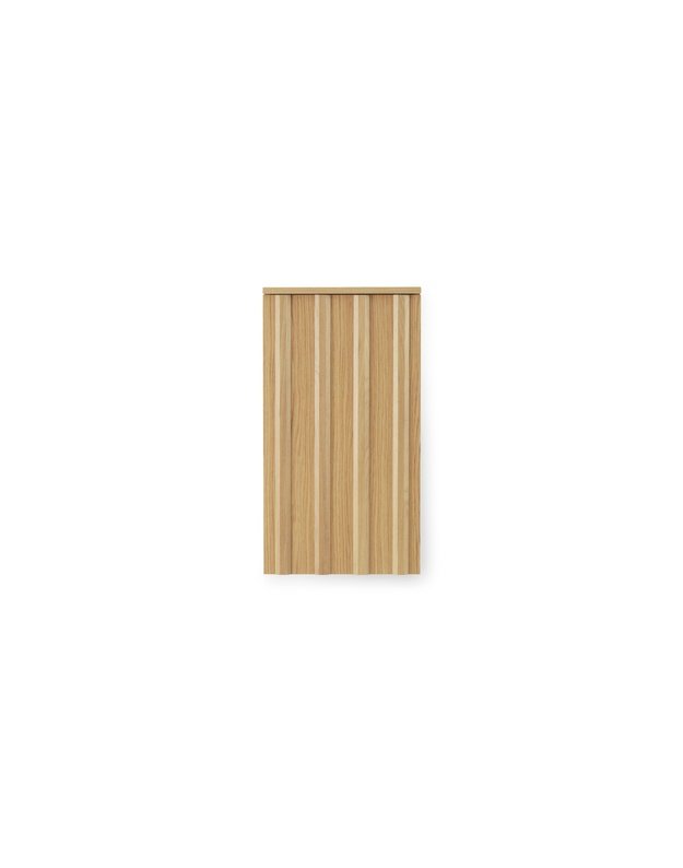 RIB WALL CABINET | Oak