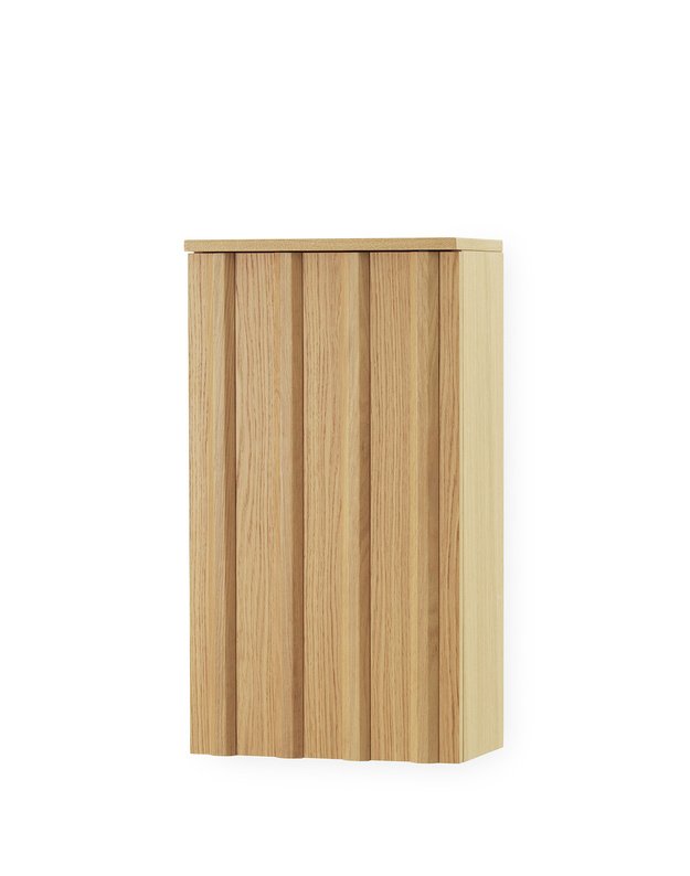 RIB WALL CABINET | Oak